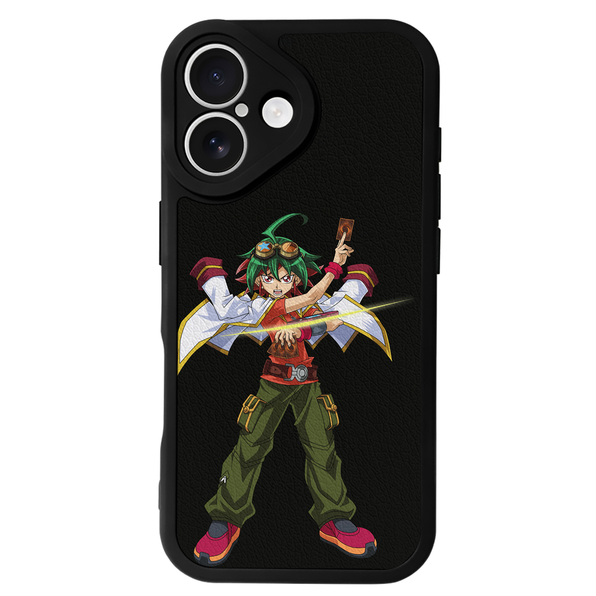 遊☆戯☆王 Yu-Gi-Oh! 【iPhone 16シリーズ対応】シリコンスマホケース（レザー調） 材質：シリコン